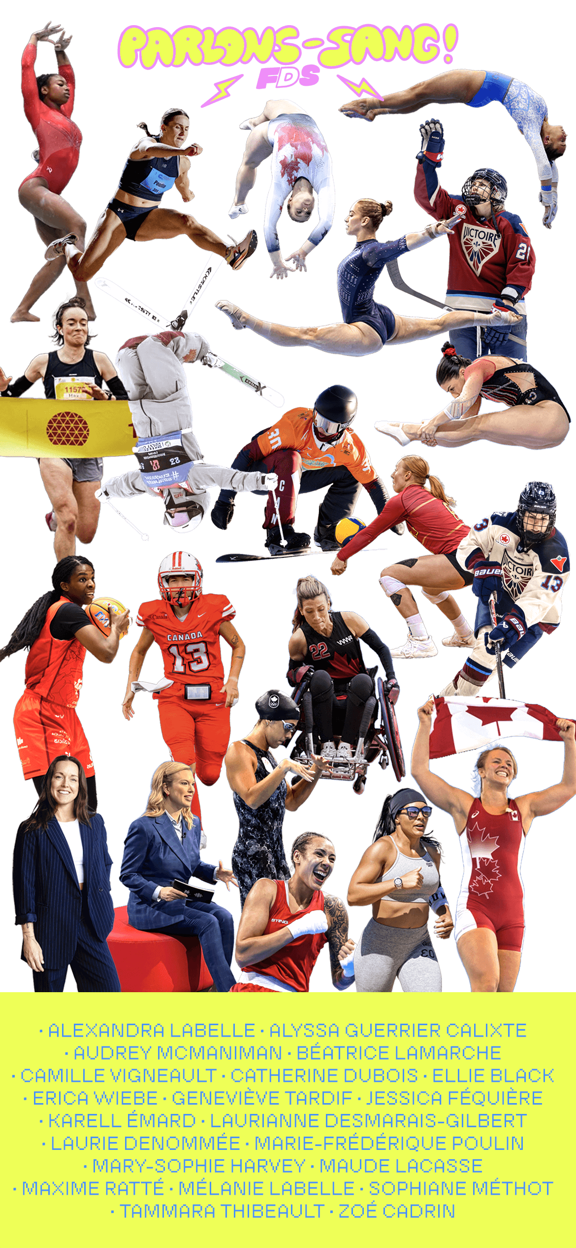 Mosaique de la campagne Parlons Sang