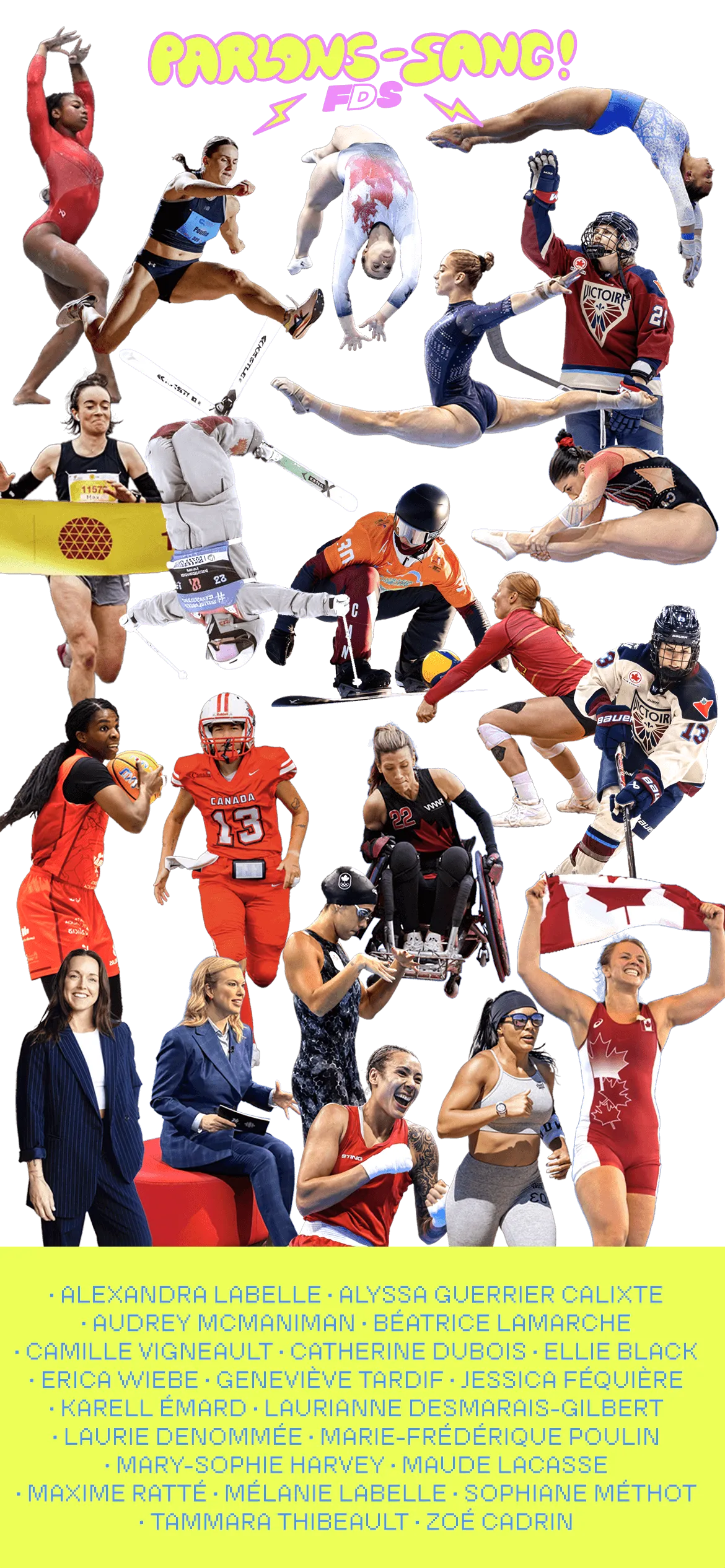 Mosaique de la campagne Parlons-Sang